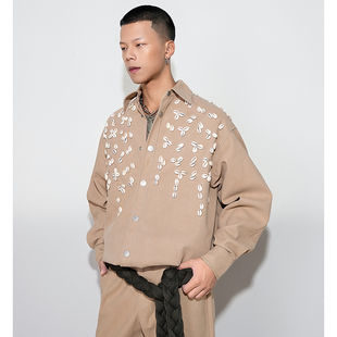 CHEN陈安琪 贝壳衬衫 原创设计 麂皮短款 AW22 ANGEL