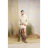 ANGEL 夹克 回收粮食袋刺绣工装 CHEN陈安琪 SS24