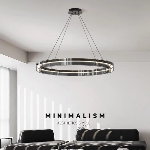 意式极简卧室吊灯轻奢高端设计师后现代创意玻璃大气饭厅主客厅灯