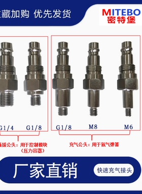 模具氮气缸充气嘴氮气气弹簧充气接头希恩CEJN3586287氮气充气嘴