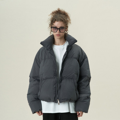 短阔羽绒服11e面包服立领vibe