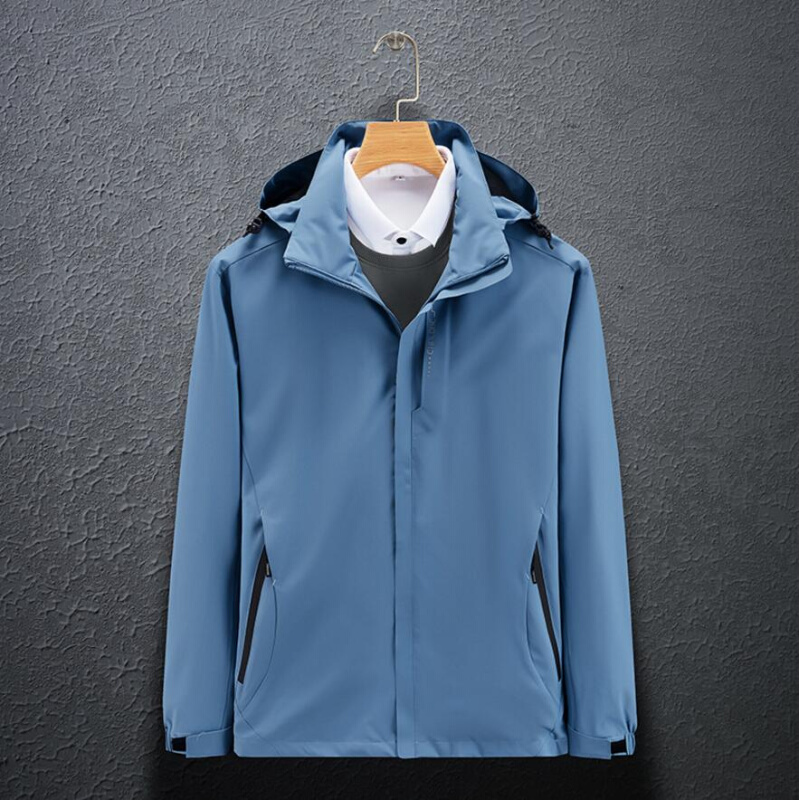 户外冲锋衣男春秋季女士保暖软壳单层L外套薄款夹克运动风衣