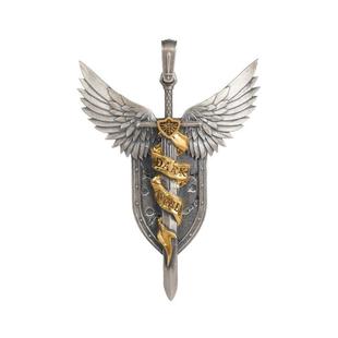 新款 战锤周边黑暗天使狮王之剑小众设计吊坠送生日礼物