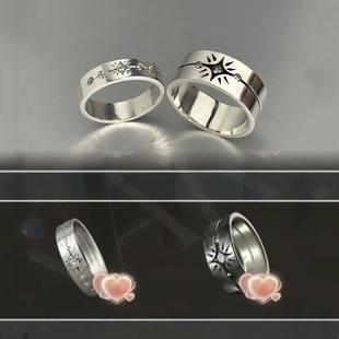 恋空黎深沈星回祁煜锆石婚戒100级羁绊戒指小众ins时尚