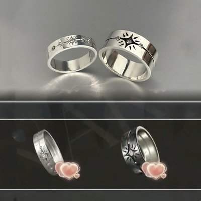 恋空黎深沈星回祁煜锆石婚戒100级羁绊戒指小众ins时尚