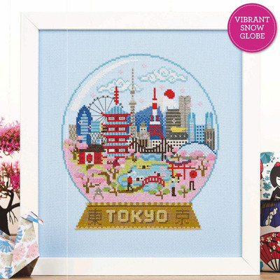 公主绣铺安卡ANC线/DMC线/R线自配套件精准印花套件A129东京