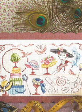 公主绣铺DMC自配十字绣纯棉线精准印花套件saga240305手工元素05