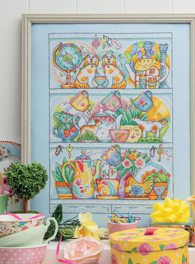 公主绣铺DMC自配套件纯棉线精准印花套件211205置物架