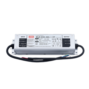 ELG-240-48A-3Y明纬户外防水LED驱动电源240W48V5A恒流恒压照明MW