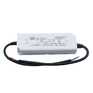 LPV-150-24明纬151.2W24V6.3A防水室外照明专用LED驱动开关电源MW