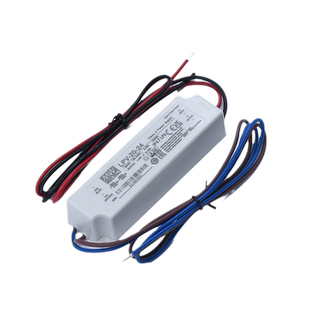 LPV-20-24 明纬开关电源 20.2W24V0.84A 户外防水LED驱动照明电源