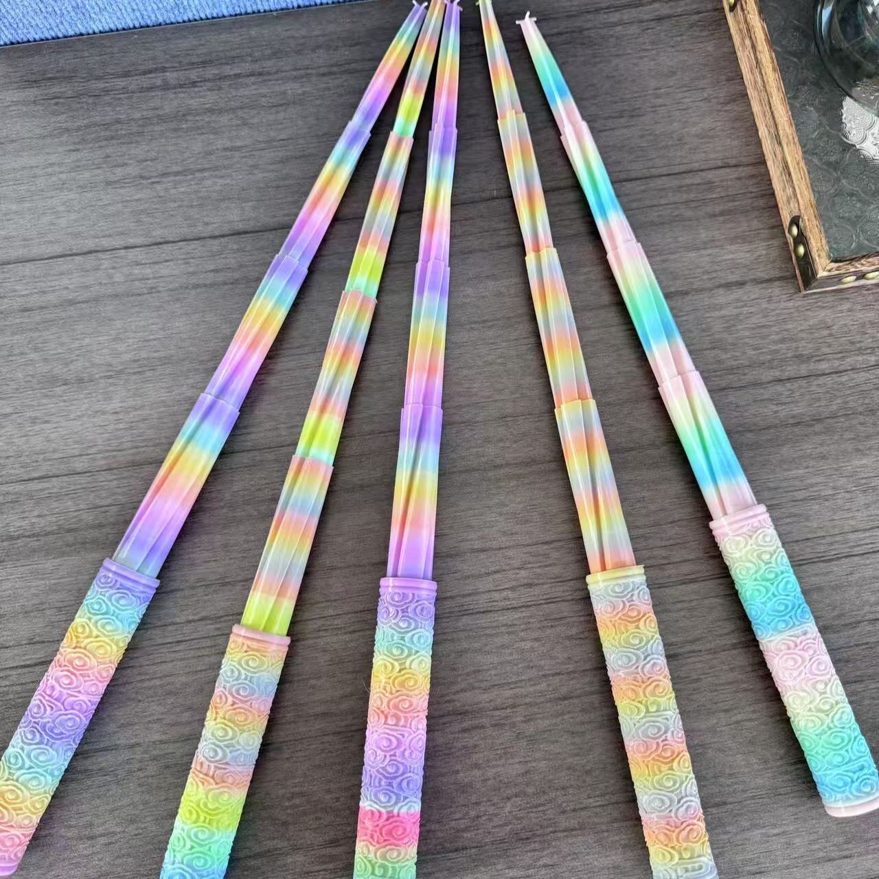3d打印祥云伸缩激光剑图腾重力儿童玩具男孩自动收缩棒