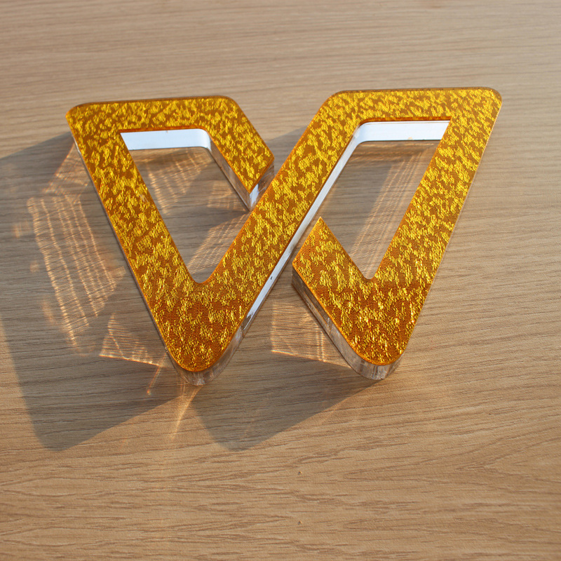 贴字背景墙3d水晶p广告牌字体亚克力立体字定制定做