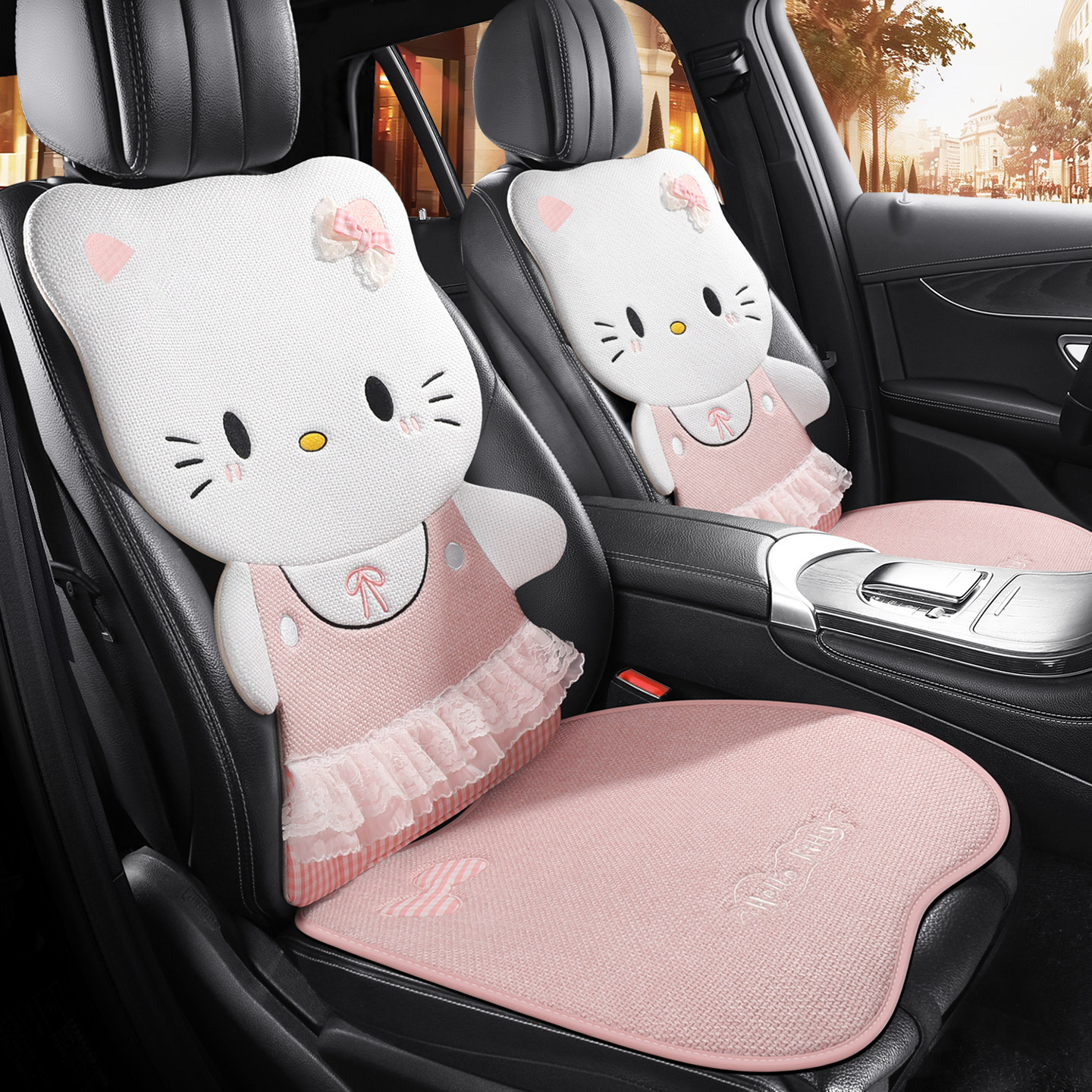 汽车坐垫冬季座套透气2026新款卡通可爱女车载座垫四季通用座椅垫,汽车用品/电子/清洗/改装,专车专用座套/座垫,淘宝优惠券,粉丝福利购,淘宝优惠卷