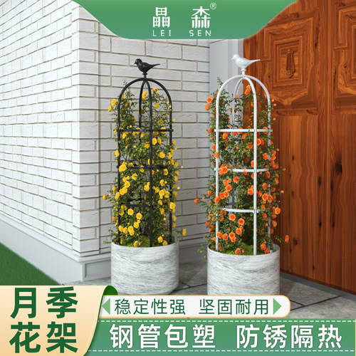 月季花架铁线莲爬藤架
