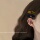 Ретро-флокирующая заколка для волос bb clip cute bear с бантом на лбу, боковая заколка для волос, милая высококачественная короткая заколка для химической завивки mini 4