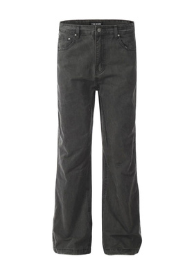 KAFER 美式复古cleanfit微喇显瘦牛仔裤男女秋季vibe直筒阔腿裤子