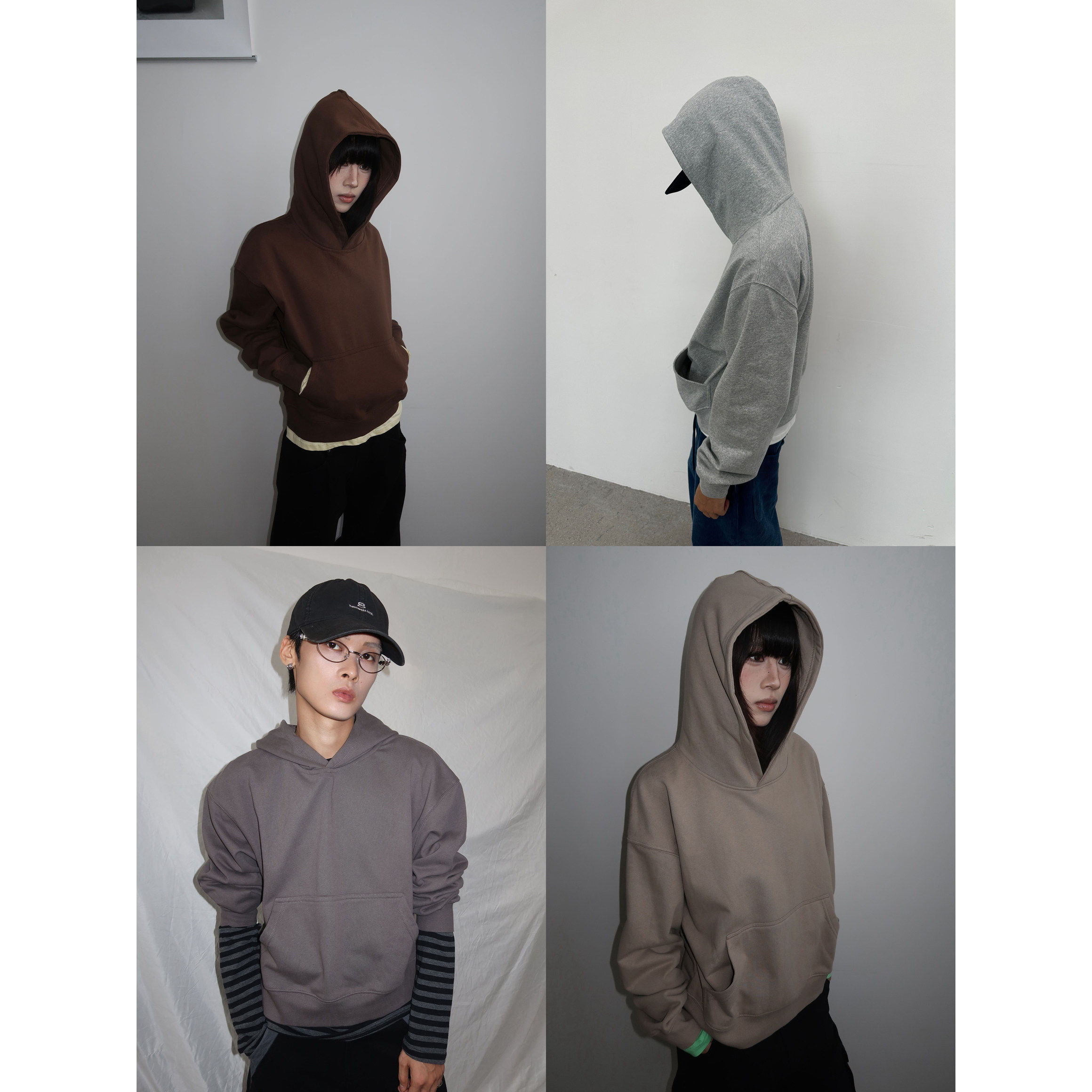 BTSG美式经典水洗纯色套头