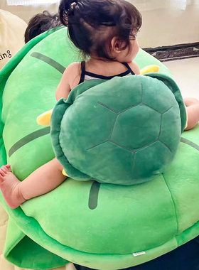 搞怪乌龟壳玩偶公仔穿戴毛绒玩具可爱睡觉抱枕睡袋女孩生日礼物女