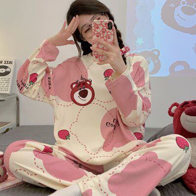 2023年新款春秋季睡衣女圆领套头卡通库洛米棉甜美秋天家居服套装怎么样,好用不?