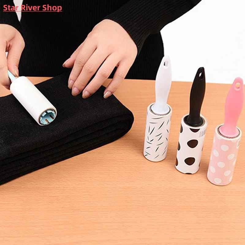 1pcs Dust Cleaner Clothes Coat Sticky Lint Roller Portable C