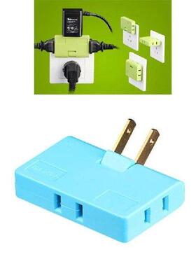 2-prong Rotatable Socket Converter 180 Degree Extension