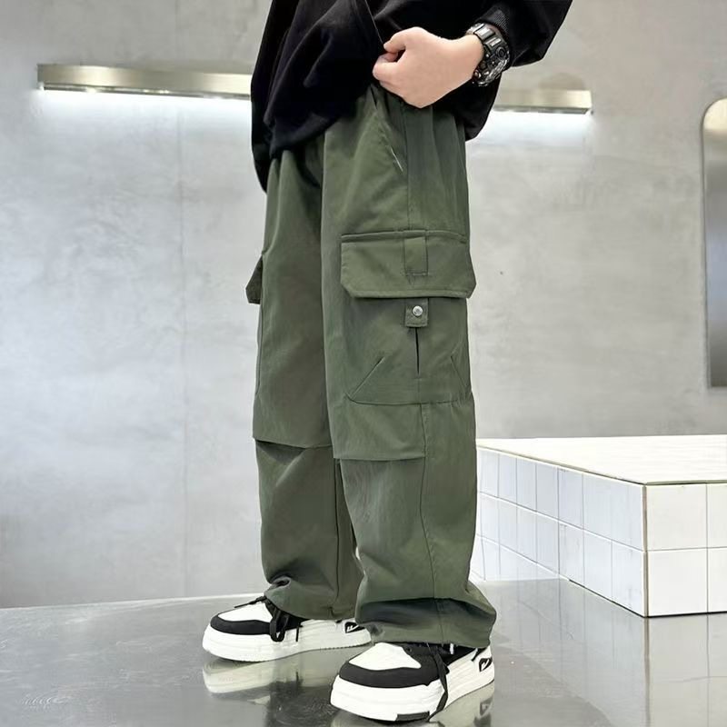 男童裤子春秋季新款工装裤儿童休闲裤中大童春季束脚裤洋气阔腿裤,童装/婴儿装/亲子装,裤子,淘宝优惠券,粉丝福利购,淘宝优惠卷