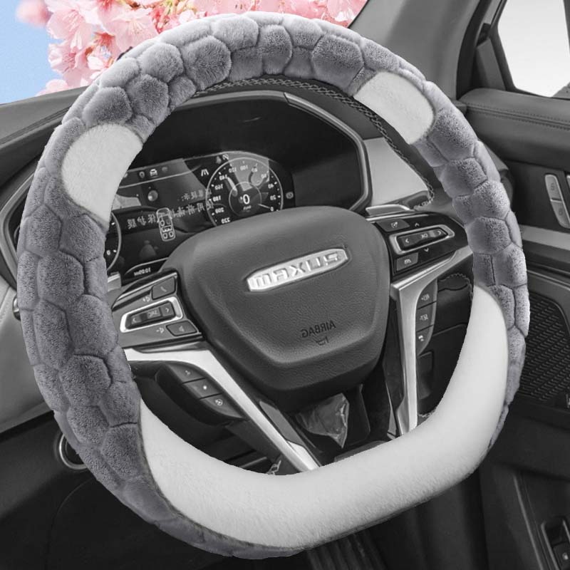 大通G50领地G90大家5/9/7 星际/G70专用汽车毛绒方向盘套冬季保暖