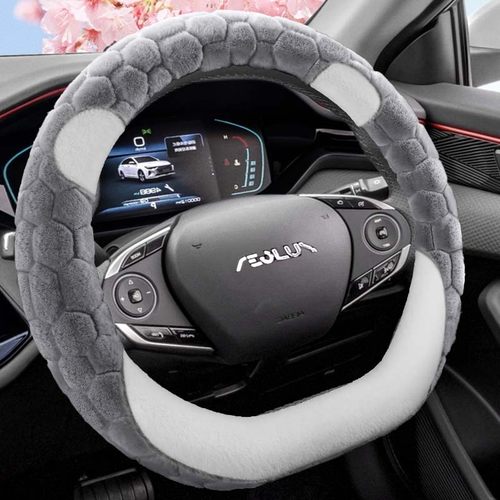 东风风神AX7奕炫MAX/EV/GS 皓极E70专用毛绒汽车方向盘套保暖冬季