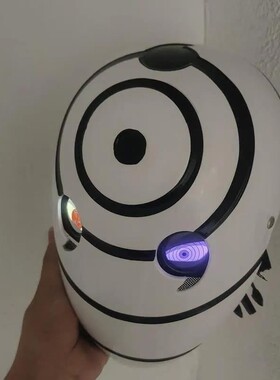 【高端】带土白面具cos发光眼睛可动火影忍者宇智波带土头盔道具