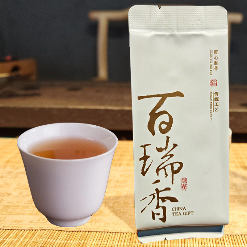 武夷山茗枞百瑞香305岩茶叶果香盒装花香大红袍青香型