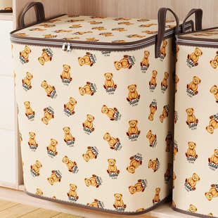 泰迪熊衣服家用超大容量衣柜衣物棉被整理防尘储物折叠神器收纳