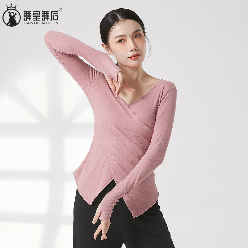 舞蹈服上衣女练功服集训演出服
