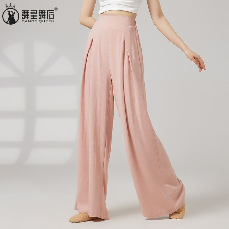 练功裤舞蹈练功服女宽松阔腿裤