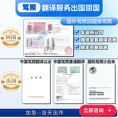 驾照翻译件国际公证海牙NATTI国外欧洲新西兰nzta车管所认可租车