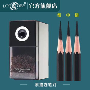 老人头素描彩铅手动美术书写刨笔