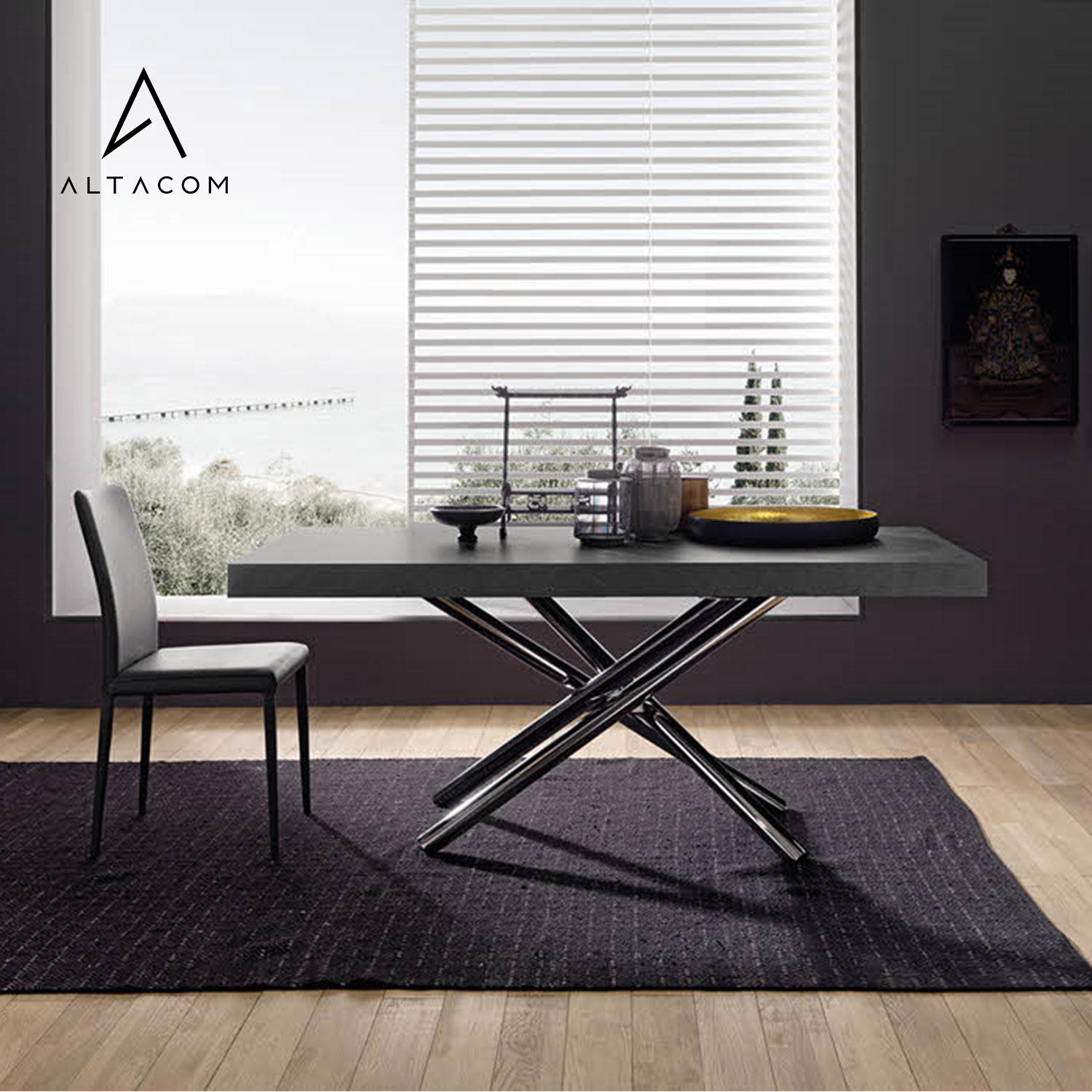 ALTACOM多功能可伸缩现代餐桌