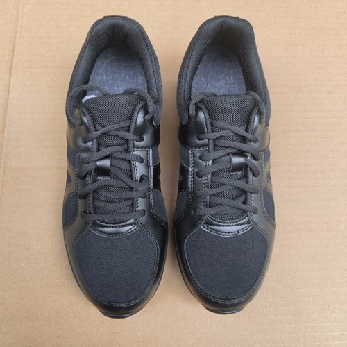 春秋作训鞋黑色夏季透气训练胶鞋