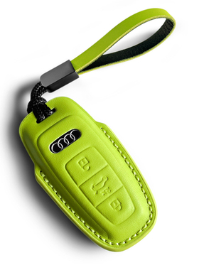 奥迪钥匙套真皮A4L Q3 A7L Q7 Q2L汽车钥匙包壳扣A3 A6L Q5L A8L