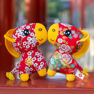 2026马年吉祥物国风布艺马小马挂件公仔玩偶民俗马生肖马毛绒玩具