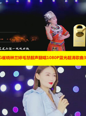 12号1920*1080P蓝光超清翻唱新老歌流行MP4投影车载音乐U盘330首