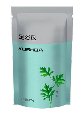 秀十八艾叶青皮干姜益母足浴包