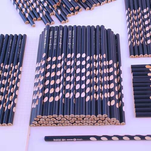 洞洞笔铅笔小学生三角杆无毒幼儿园矫正握姿HB儿童书写练字专用