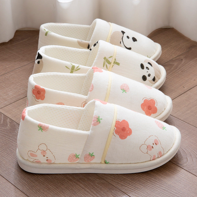 孕妇月子鞋女夏季薄款包跟产后产妇厚底棉拖鞋6春秋5月份4春夏天7