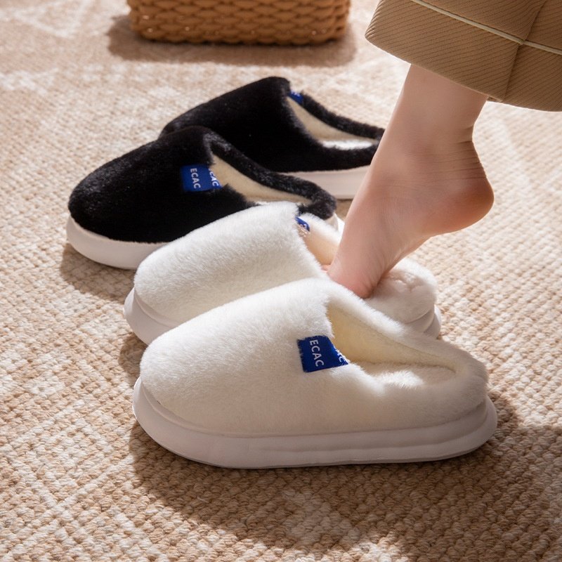 男秋冬室内棉拖鞋女冬家用情侣保暖毛毛鞋居家地板家居季软底毛绒,女鞋,棉鞋,淘宝优惠券,粉丝福利购,淘宝优惠卷