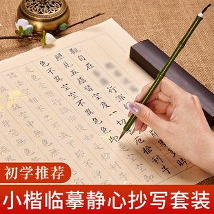 抄经临摹本静心手抄经卷金刚手抄本硬笔小楷临摹练字帖成人静心练字解摹地藏经手抄本道德经临摹经书抄写套装