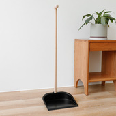 艺之初铁艺撮箕实木不锈钢簸箕加厚垃圾斗搓子简约畚箕垃圾铲