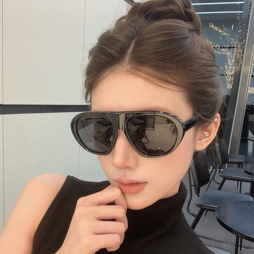 黑框墨镜女大框高级感防晒防紫外线高级感秋冬新款太阳眼镜男复古