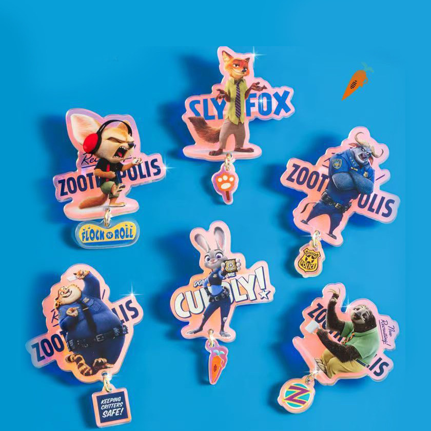 疯狂动物城混装包包挂饰