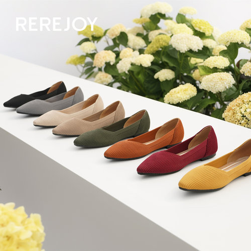 REREJOY二代一脚蹬女鞋织物浅口